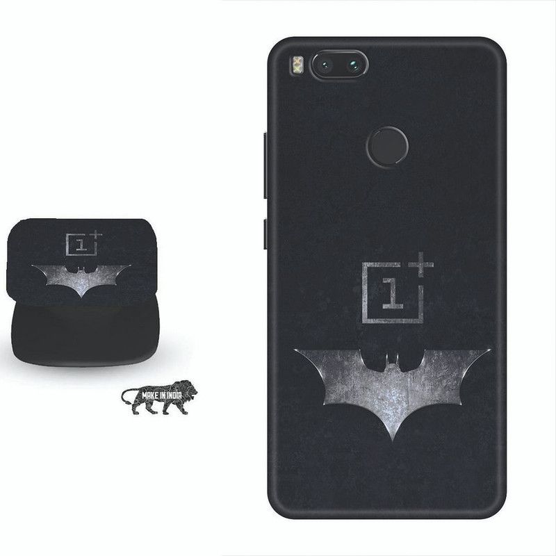 Zappy Back Cover for Mi A1  (Multicolor, Cases with Holder, Pack of: 1)