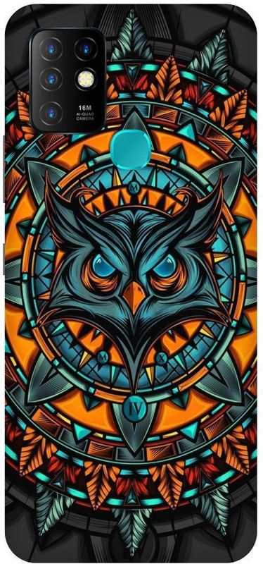 FIKORA Back Cover for Infinix Hot 10, X682B, OWL, NIGHTWATCH, ABEJ, BEOGRAD, TRIPPYOWL  (Multicolor, Hard Case, Pack of: 1)