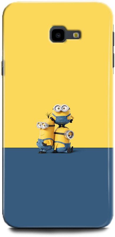 WallCraft Back Cover for SAMSUNG Galaxy J4 Plus MINIONS, FUNNY MINIONS, COMIC, MOVIE, CARTOON  (Multicolor, Dual Protection)