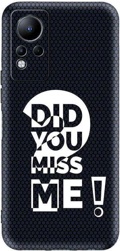 7PRINTZONE Back Cover for INFINIX NOTE 11 / INFINIX NOTE 12  (Blue, White, Flexible)