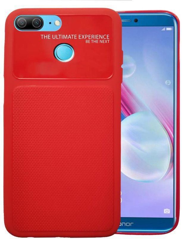 Tech Attires Back Cover for Honor 9 Lite  (Red, Rugged Armor)
