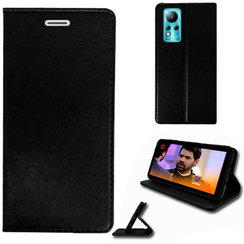 Mxkart Flip Cover for Infinix Note 11  (Black)