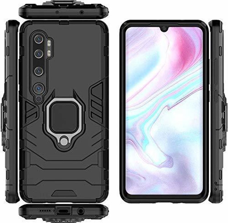 Elica Bumper Case for Xiaomi Mi Note 10 Pro  (Black, Shock Proof, Pack of: 1)