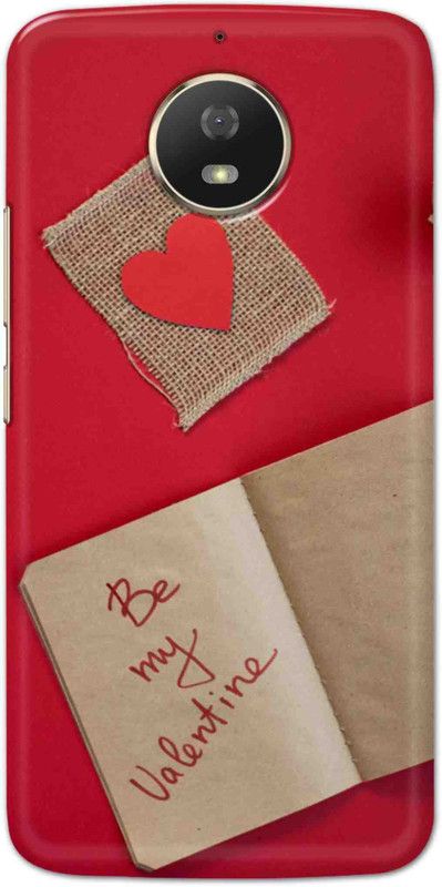 NDCOM Back Cover for Motorola Moto G5s Be My Valentine Printed  (Multicolor, Hard Case, Pack of: 1)