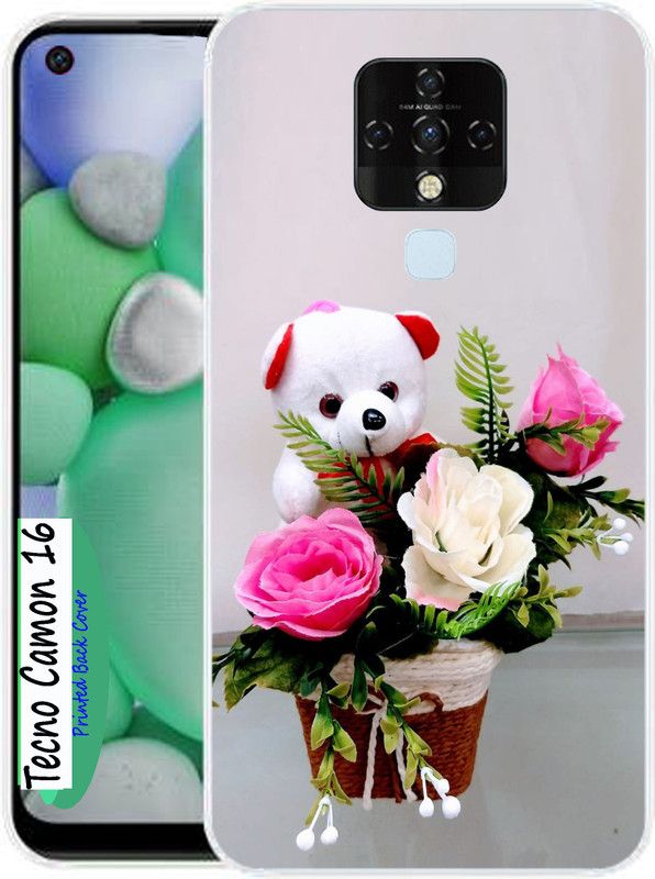 LUCASTENN Back Cover for Tecno Camon 16, Camon 16 Back Cover  (Multicolor, Dual Protection, Silicon, Pack of: 1)
