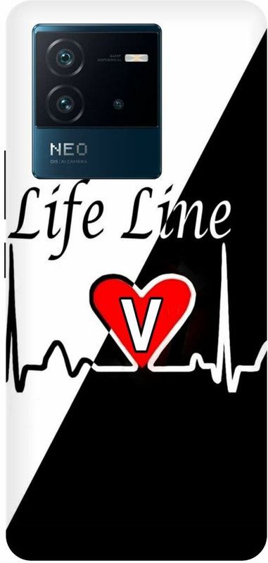 THE NARAYANA COLLECTIONS Back Cover for IQOO NEO 6- l2126-V,NAME,LOVE,LIFE,LINE,LATTER,178  (Multicolor, Hard Case)