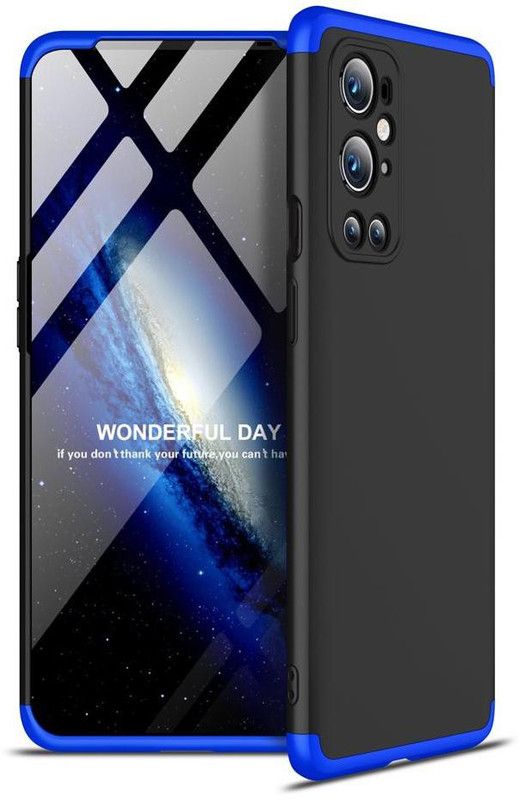 Instyle Back Cover for OnePlus 9 Pro  (Blue, Black, Pack of: 1)