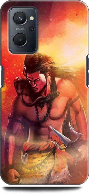 INDICRAFT Back Cover for Realme 9i, RMX3491 SHIVJI, LORD SHIVA, MAHADEV, BHOLENATH, GOD  (Multicolor, Shock Proof)