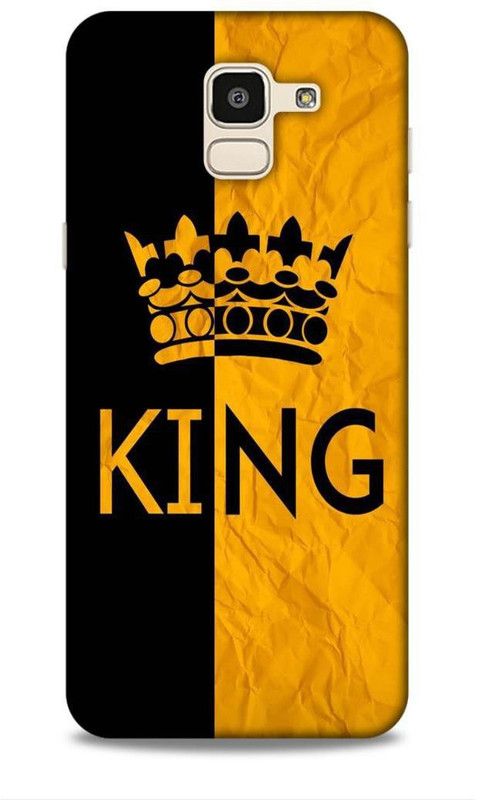 Samsidhi Back Cover for Samsung Galaxy J6  (Black, Yellow, Waterproof)