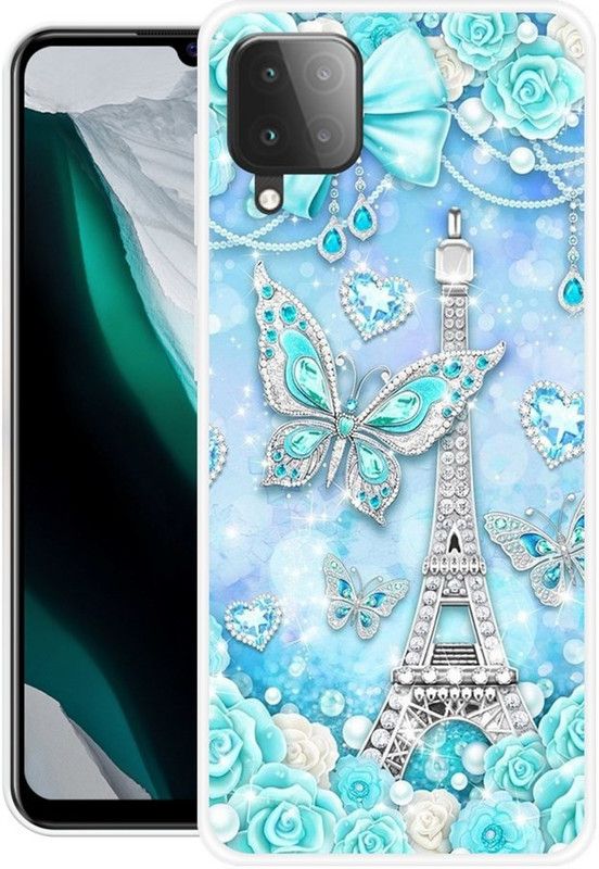 FITESTAR Back Cover for Samsung Galaxy F62  (Blue, Grip Case, Silicon, Pack of: 1)