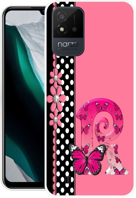 KUDI Back Cover for Realme Narzo 50i  (Multicolor, Grip Case, Silicon, Pack of: 1)