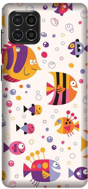 SRIJONI Back Cover for Samsung F62  (Multicolor, Hard Case, Pack of: 1)