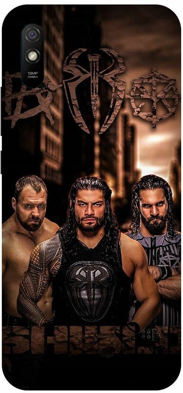 DIKRO Back Cover for Redmi 9A, M2006C3LI, ROMAN, REIGNS, WRESTLER, WWE, SHIELD  (Brown, Hard Case, Pack of: 1)
