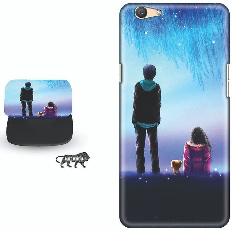SPBR Back Cover for Oppo F1s  (Multicolor, Cases with Holder)