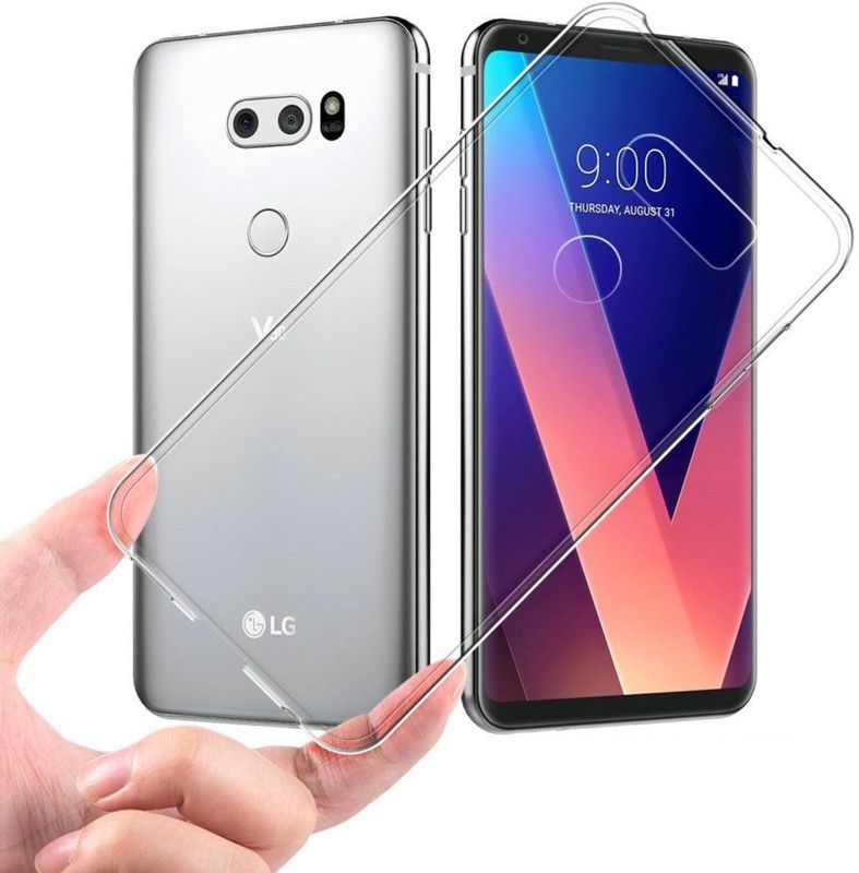 CASE CREATION Back Cover for LG V30 H930 H932  (Transparent, Dual Protection, Pack of: 1)