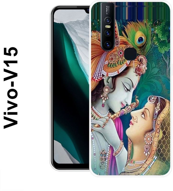 SIMAWAT Back Cover for Vivo V15  (Multicolor, Grip Case, Silicon)