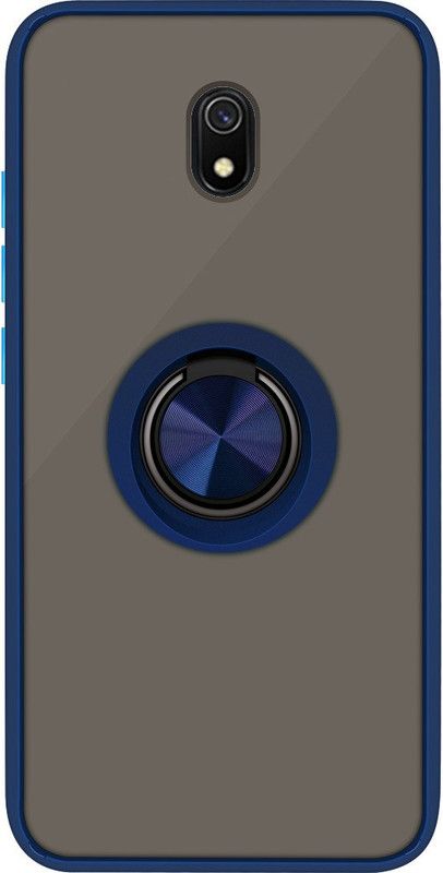 MOBIRUSH Back Cover for Redmi 8A  (Blue, Cases with Holder, Pack of: 1)
