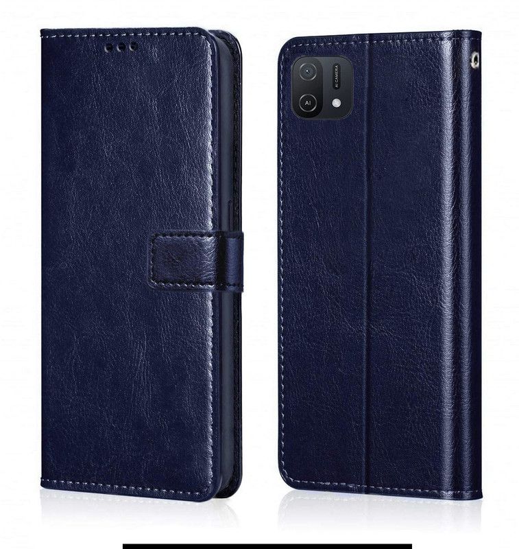 GLOVER Back Cover for OPPO A16K  (Blue, Pack of: 1)