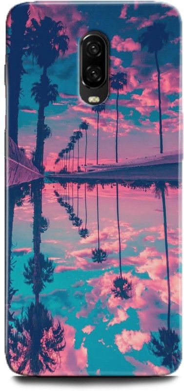 INDICRAFT Back Cover for One Plus 6T, River, Printed  (Multicolor, Shock Proof, Pack of: 1)