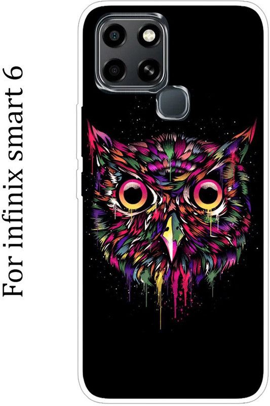 mitzvah Back Cover for Infinix Smart 6  (Multicolor, Grip Case, Silicon, Pack of: 1)