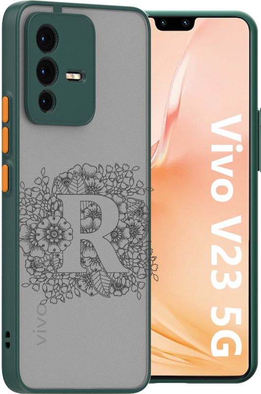 Lilliput Back Cover for VIVO V23 5G  (Green)