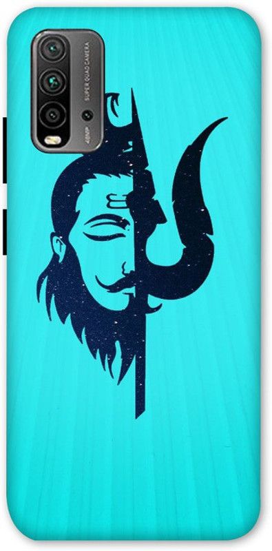 Upshot Back Cover for Redmi 9 Power  (Blue, Grip Case, Silicon)