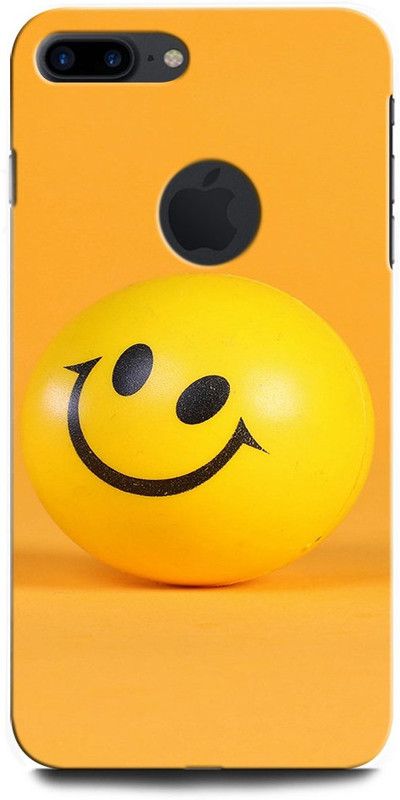 ORBIQE Back Cover for APPLE iPhone 8 Plus MQ8F2HN SMILE, SMILE FACE, FUNNY, HAPPY, CARTOON  (Multicolor, Hard Case, Pack of: 1)