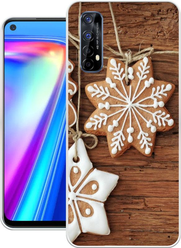Print maker Back Cover for Realme Narzo 20 Pro  (Brown, White, Grip Case, Silicon, Pack of: 1)