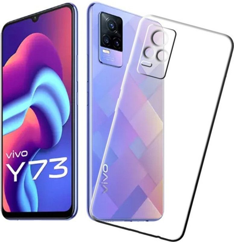 Chemforce Back Cover for Vivo Y73 2021  (Transparent, Camera Bump Protector, Silicon, Pack of: 1)