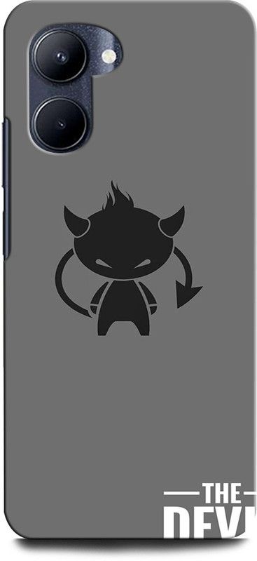 INTELLIZE Back Cover for Realme C33 DEVIL OR ANGEL, DANTE, DARK, DEVIL  (Multicolor, Hard Case, Pack of: 1)