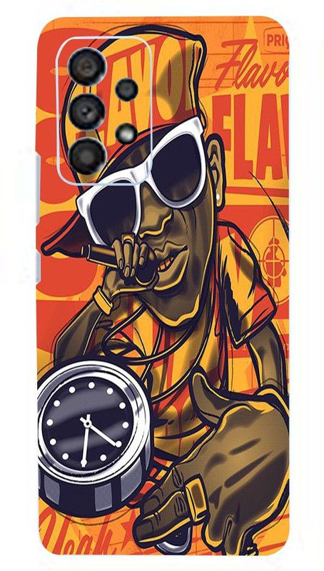 Mclaxa Rapper Boy Mobile Back Skin, Rapper Boy, Samsung A33 5G Mobile Skin  (Rapper Boy Skin With Super Matte Finish)