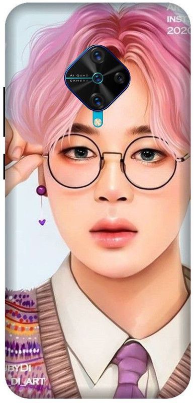 Vinsmoke Back Cover for Vivo S1 Pro Jimin, BTS Jimin, Jimin Cover, BTS  (Multicolor, Shock Proof, Pack of: 1)