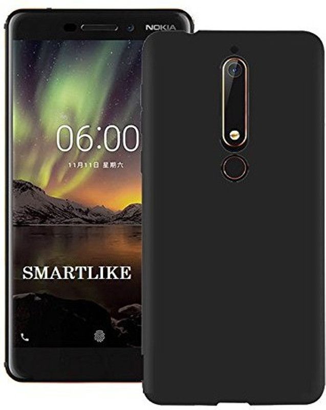 CELLCAMPUS Back Cover for Nokia 6.1  (Black, Shock Proof, Pack of: 1)