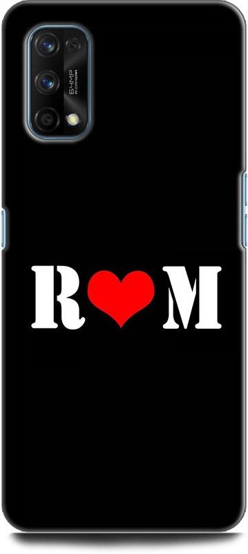 Afterglow Back Cover for Realme Narzo 30 Pro R M, R LOVES M, NAME, LETTER, ALPHABET, RM LOVE, HART  (Multicolor, Shock Proof, Pack of: 1)