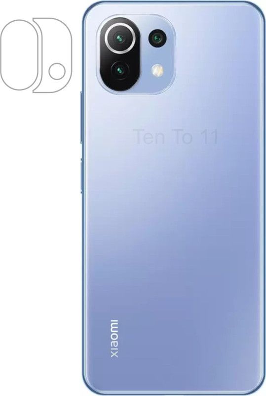 Ten To 11 Back Camera Lens Glass Protector for MI 11 Lite  (Pack of: 1)
