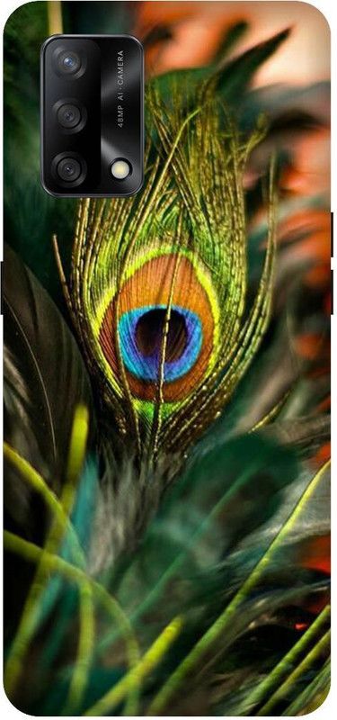 SAVETREE Back Cover for Oppo F19, CPH2219, Oppo F19s, CPH2223, Wing, Krishna, Mayur  (Multicolor, 3D Case, Pack of: 1)