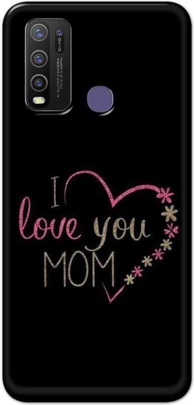 NDCOM Back Cover for Vivo Y50 I Love You Mom Printed  (Multicolor, Hard Case, Pack of: 1)