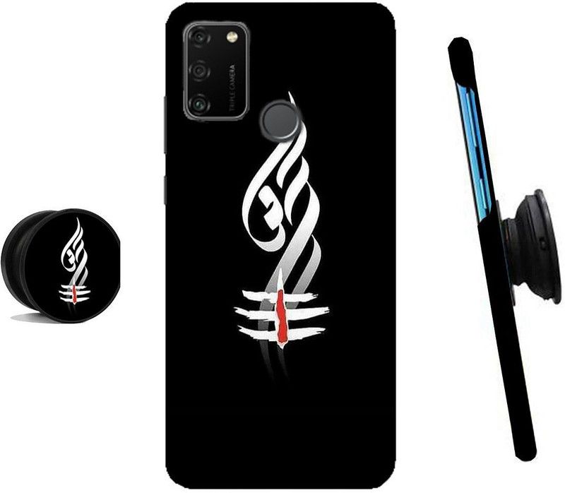 HELLO CASE Back Cover for Honor 9A  (Black, White)