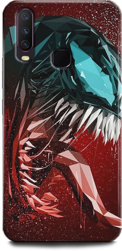 INDICRAFT Back Cover for Vivo Y15, Vivo 1901, venom, Printed  (Multicolor, Shock Proof, Pack of: 1)