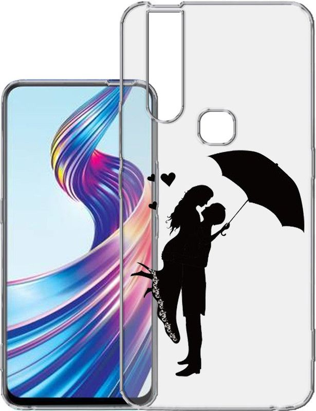 HANIRY Back Cover for Vivo V15 / 1819 back cover / COUPLE / Designer / PNG_62  (Multicolor, Flexible, Silicon, Pack of: 1)