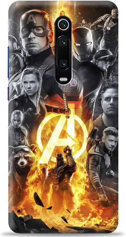 Crafter Back Cover for Mi K20  (Gold, Shock Proof, Pack of: 1)