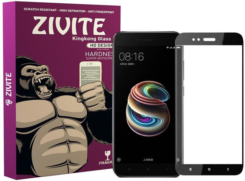 ZIVITE Edge To Edge Tempered Glass for Mi A1  (Pack of 1)