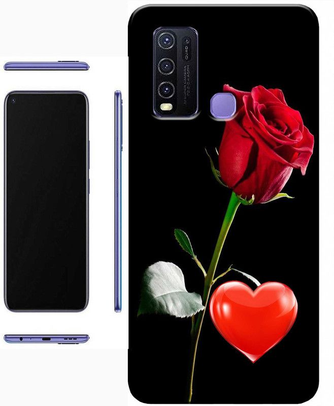 KENTAROELENE Back Cover for Vivo Y50  (Multicolor, Anti-radiation, Silicon, Pack of: 1)