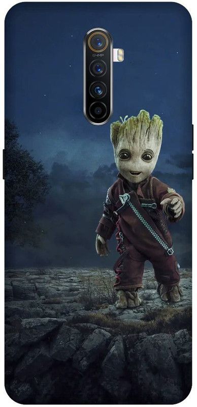 SSMORYA Back Cover for Realme X2 Pro Baby Groot Printed Back Cover  (Multicolor, Waterproof, Pack of: 1)