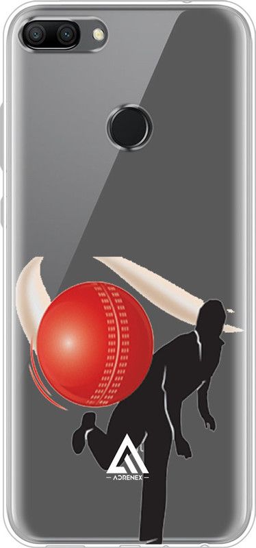 Adrenex Back Cover for Honor 9N  (Multicolor, Transparent, Grip Case, Silicon, Pack of: 1)