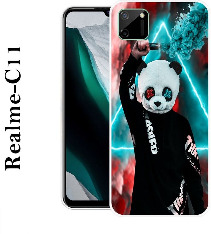 BAGRA Back Cover for Realme C11  (Multicolor, Grip Case, Silicon)