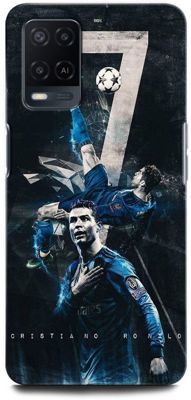 ORBIQE Back Cover for OPPO A54 2263 CRISTIANO RONALDO, RONALDO 7, CR, 7, FOOTBALL, SPORTS, REAL MADRID  (Multicolor, Hard Case)
