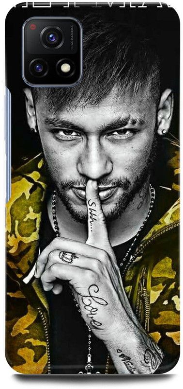 play fast Back Cover for Vivo Y72 5G, V2060 NEYMAR, JR, BARCELONA,FOOTBALL,JUNIOR,PSG,FRANCE  (Yellow, Hard Case, Pack of: 1)