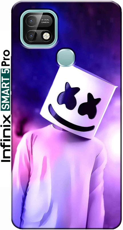 Rockerspot Back Cover for Infinix Smart 5 Pro 2623  (Multicolor, Dual Protection, Silicon, Pack of: 1)