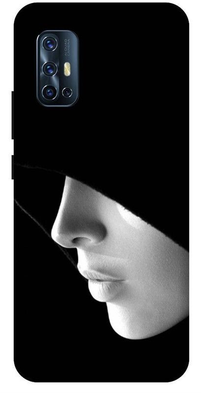 SSMORYA Back Cover for Vivo V17 cute Girl Printed Back Cover  (Multicolor, Waterproof, Pack of: 1)